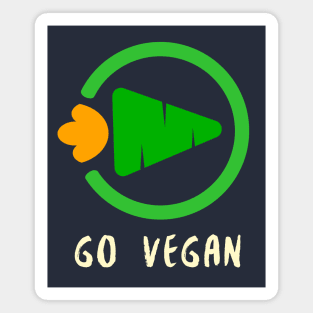 Go Vegan Magnet